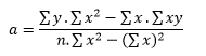 Regresyon A değeri hesaplama formülü
