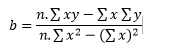 Regresyon B değeri hesaplama formülü